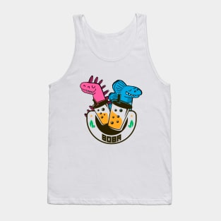 DINO BOBA FUNNY CUTE Tank Top